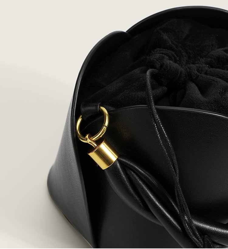 Style Fashion Women Bag In Handbags Genuine Leather Tote Sling Shoulder Ladies Handbag Luxury Flowers Design Bucket Bags - Image 6