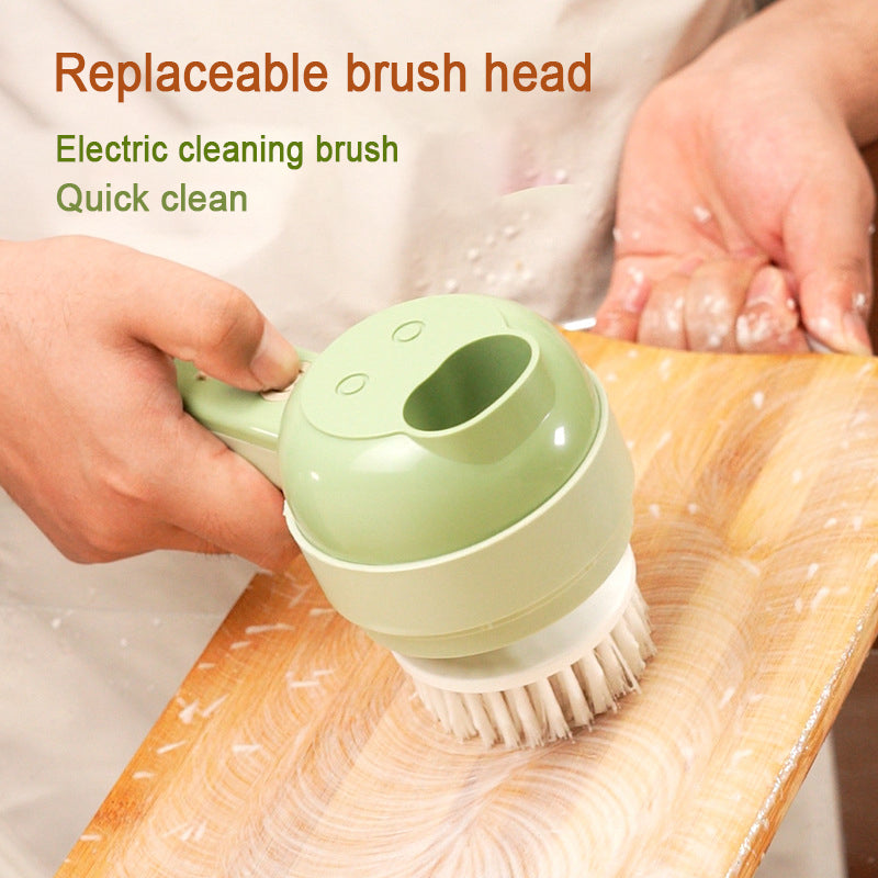 Multifunctional Electric Vegetable Slicer Kitchen Fruit Salad Cutter Carrot Potato Chopper Cutting Machine Stainless Steel Blade - Image 3