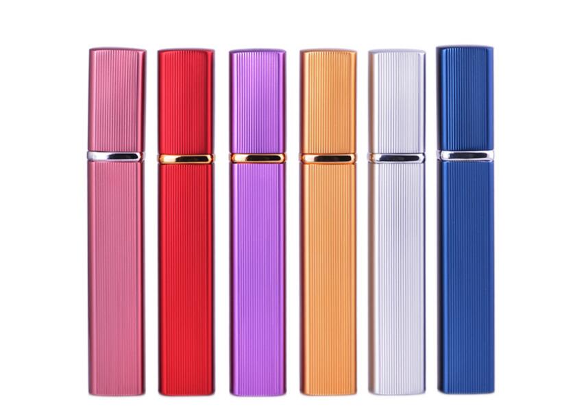 12ML Aluminum Perfume Tube Aluminum Tube Perfume Bottle Glass Bottle Empty Bottle Lipstick Type Perfume Bottled Square - Image 6