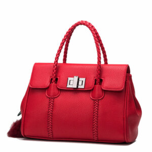 Leather handbags lychee pattern handbag Leather handbags lychee pattern handbag