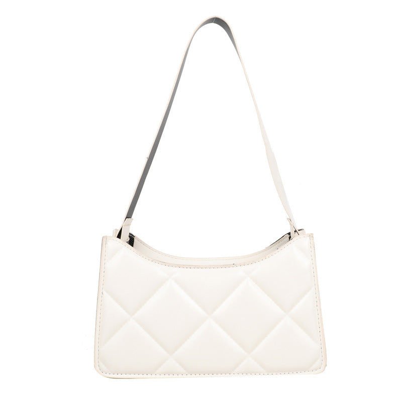 Ladies Bags Shoulder Underarm Bags Diagonal Bags Lingge Casual Small Square Bags - Image 5