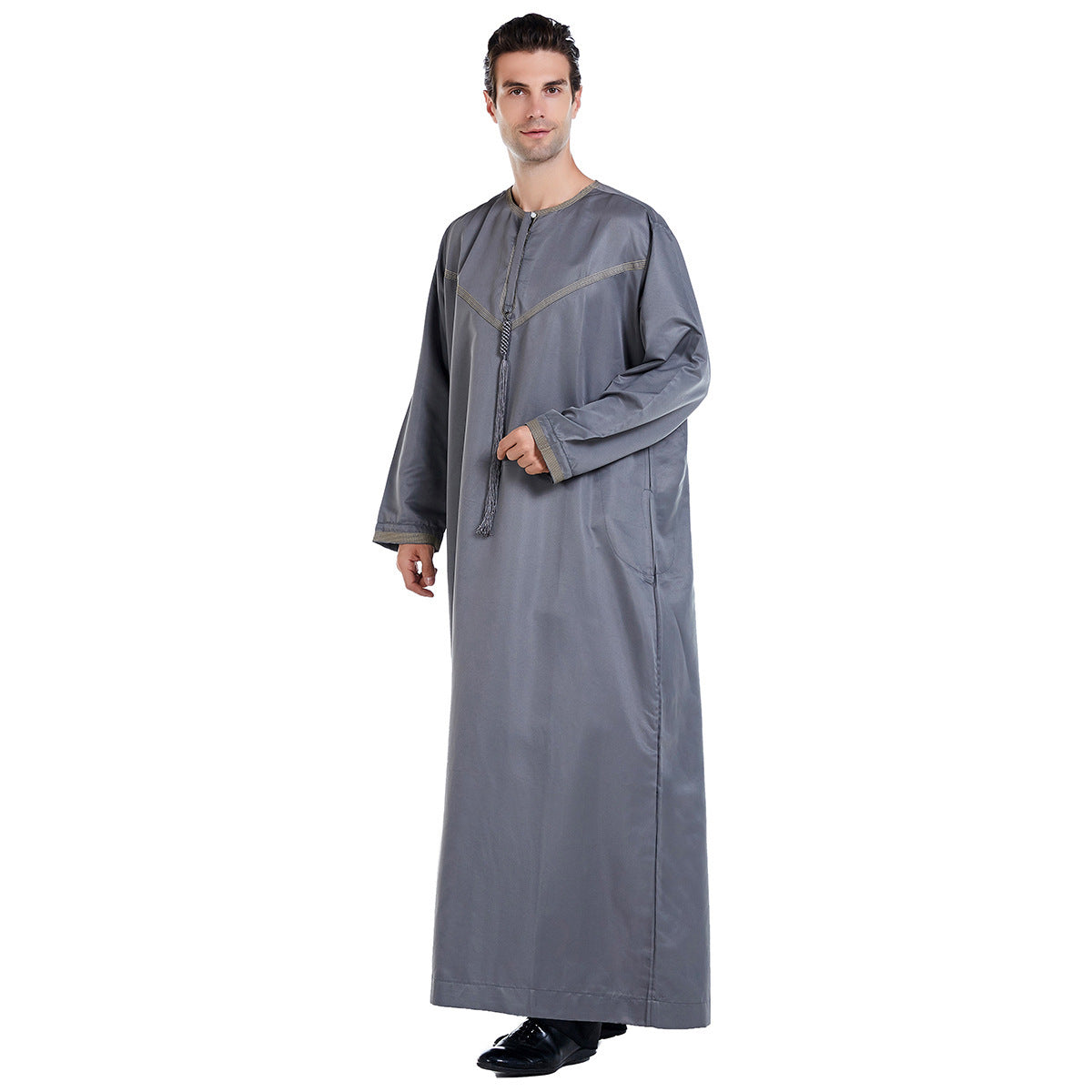 Summer Arab Middle Eastern Men's Robe - Image 5