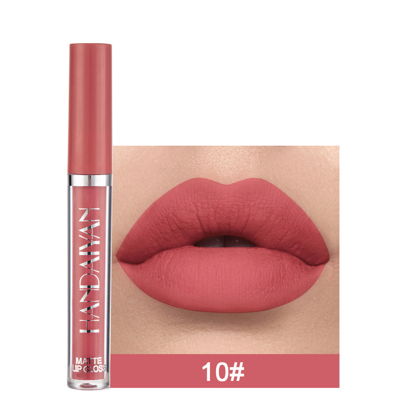 Non-fading Matte Lip Gloss Liquid Lipstick #10 (FREE SHIP WORLDWIDE) - Image 4