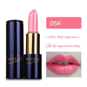 Peach Pink Shining Lip Glaze Glitter Moisturising Lipstick