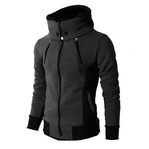 Men's High-Necked Hooded Jacket - Image 3