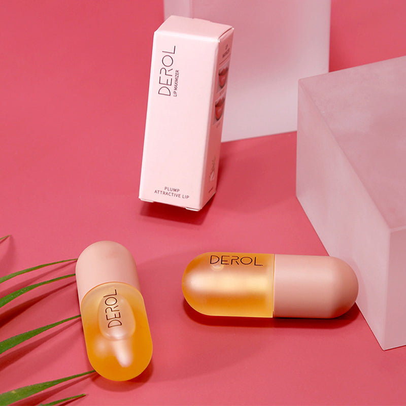 Day Night Instant Volume Lip Plumper Oil Clear Lasting Nourishing Repairing Reduce Lip Fine Line Care Lip Beauty Cosmetic - Image 2