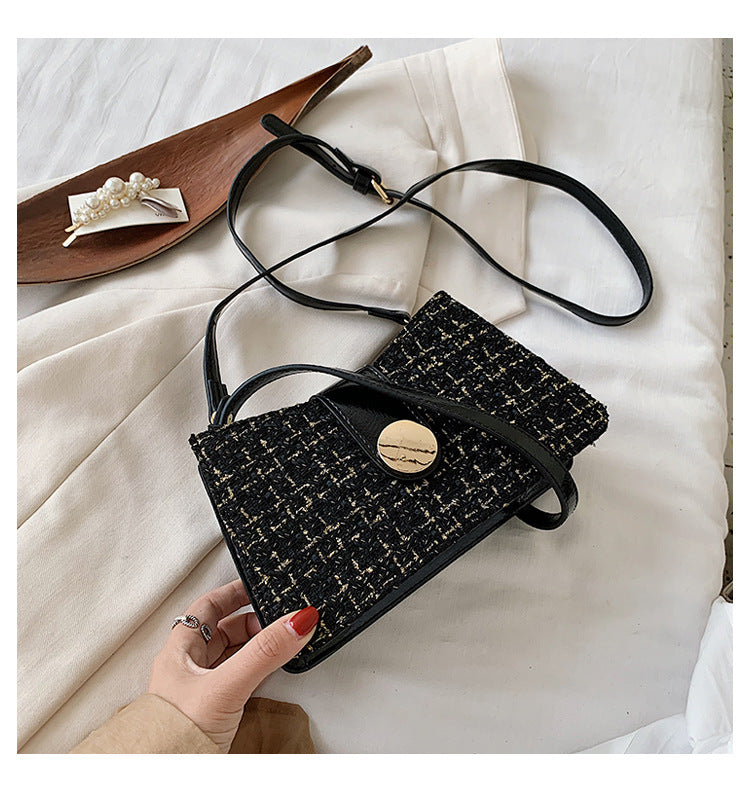 New Autumn And Winter Fashion Woollen Underarm Bags - Image 2