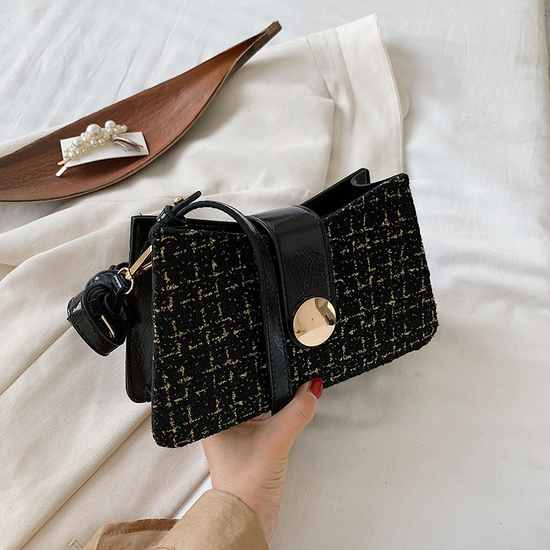 New Autumn And Winter Fashion Woollen Underarm Bags - Image 4