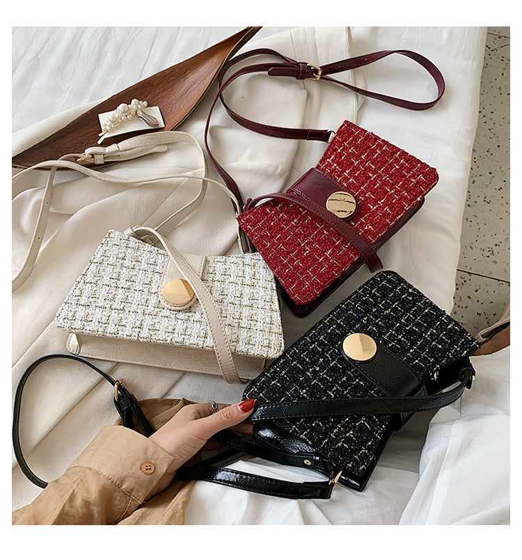 New Autumn And Winter Fashion Woollen Underarm Bags - Image 3