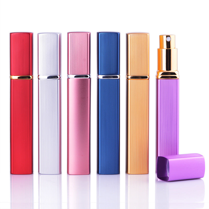 12ML Aluminum Perfume Tube Aluminum Tube Perfume Bottle Glass Bottle Empty Bottle Lipstick Type Perfume Bottled Square - Image 4