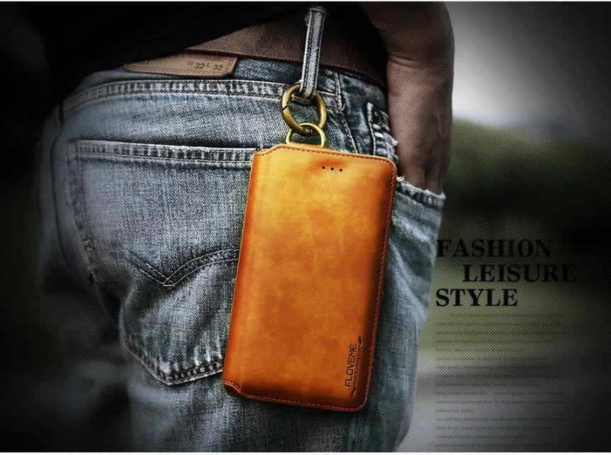 Luxury PU Leather Case For 8 Plus X XR XS Max 11 Flip Stand Wallet Cases For 8 7 Plus 6s SE Pouch Capinhas - Image 2