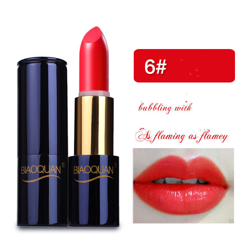 Noble Red Shining Lip Glaze Glitter Moisturising Lipstick - Image 2