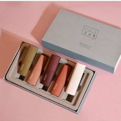 Gift Box Mousse Velvet Matte Lipstick Set of 5 (FREE SHIP WORLDWIDE)