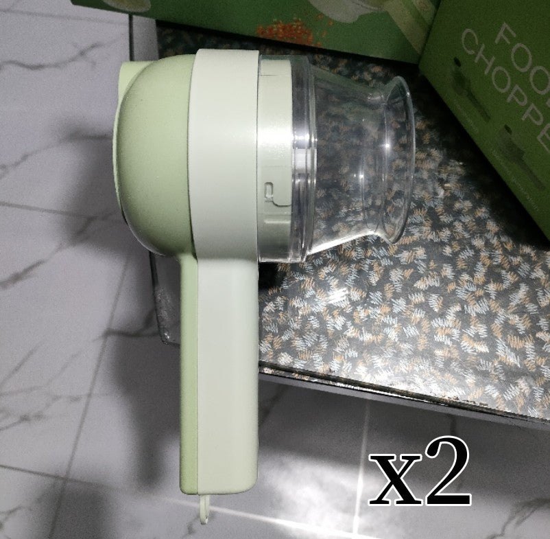 Multifunctional Electric Vegetable Slicer Kitchen Fruit Salad Cutter Carrot Potato Chopper Cutting Machine Stainless Steel Blade - Image 9