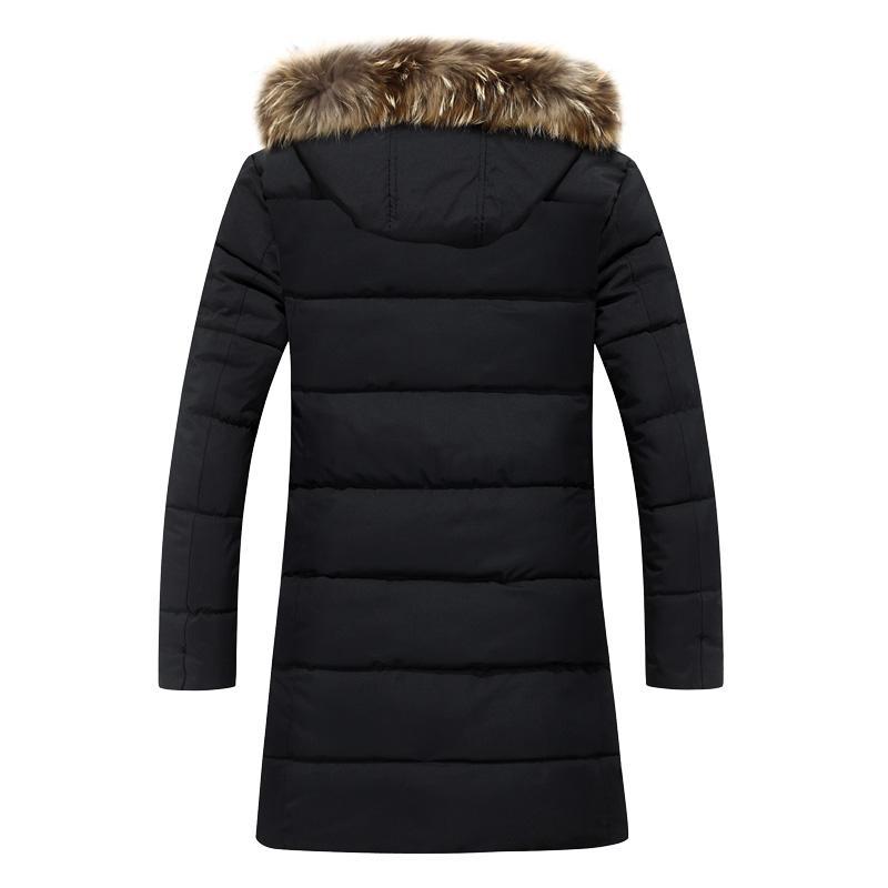 Men s Warm Overcoat Winter Coat Parka Hooded Jackets - Image 4