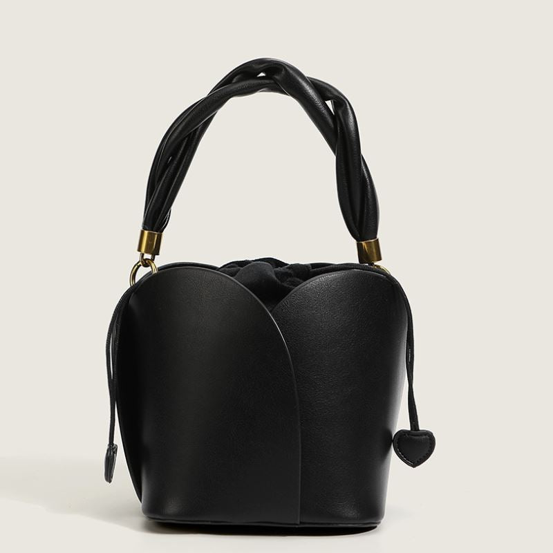 Style Fashion Women Bag In Handbags Genuine Leather Tote Sling Shoulder Ladies Handbag Luxury Flowers Design Bucket Bags - Image 4