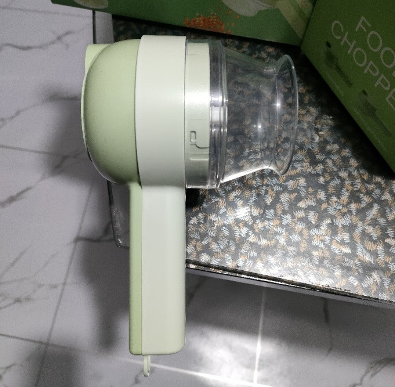 Multifunctional Electric Vegetable Slicer Kitchen Fruit Salad Cutter Carrot Potato Chopper Cutting Machine Stainless Steel Blade - Image 10