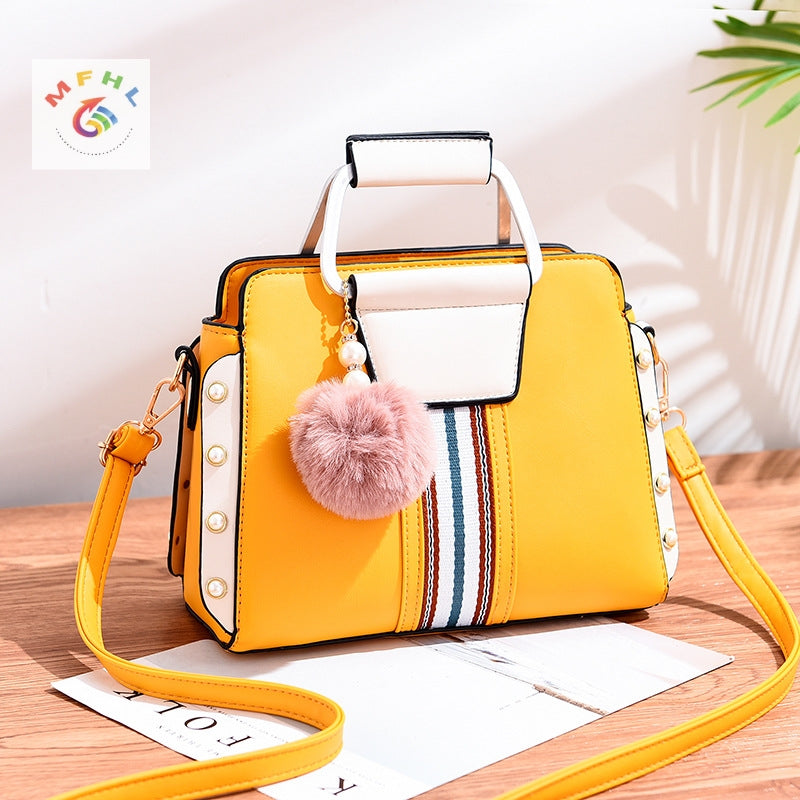 Yellow designer sling bag for women