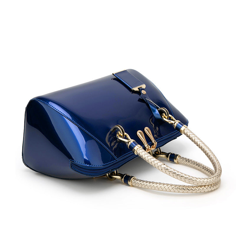 Patent Leather Handbags Shiny Handbag Fashion One-shoulder Diagonal Bag - Image 5