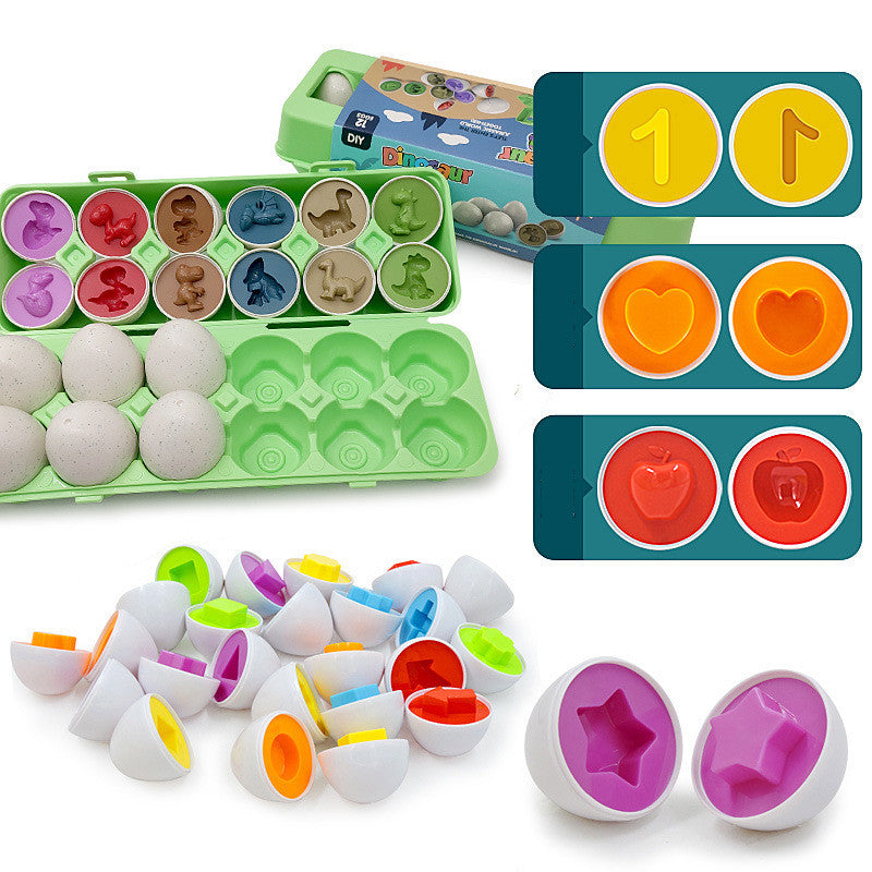 Baby Learning Educational Toy Smart Egg Toy Games Shape Matching Sorters Toys Montessori Eggs Toys For Kids Children - Image 14