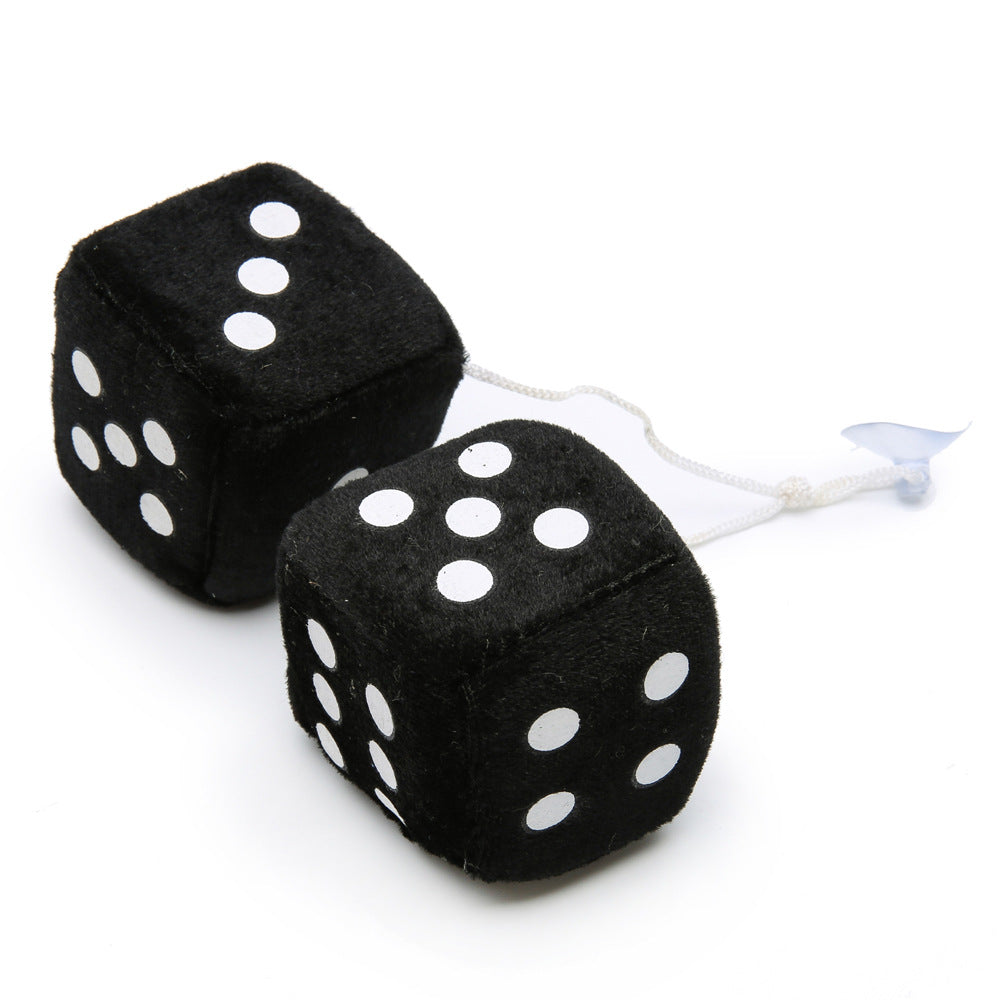 Car Fragrance Plush Dice Perfume Pendant - Image 2