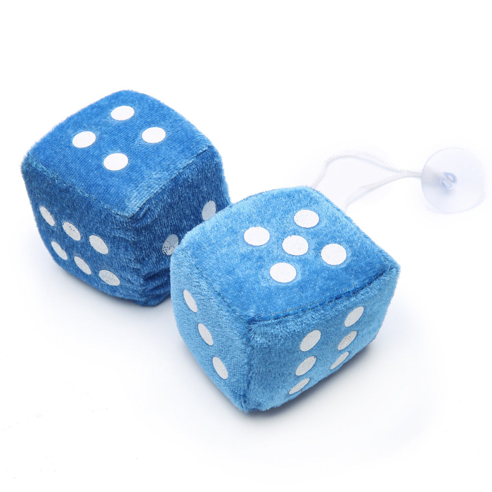 Car Fragrance Plush Dice Perfume Pendant - Image 3
