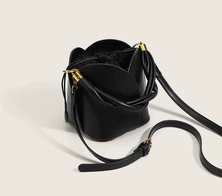 Style Fashion Women Bag In Handbags Genuine Leather Tote Sling Shoulder Ladies Handbag Luxury Flowers Design Bucket Bags - Image 5