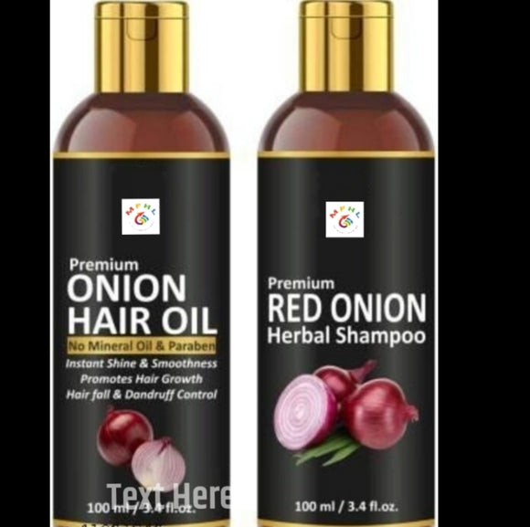 MFHL Combo of Herbal Hair Oil & Hair Shampoo for Hairfall Treatment & Dandruff Control - Image 2