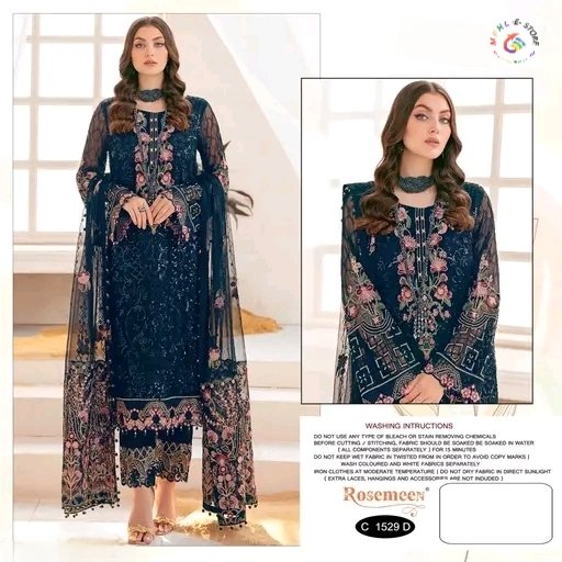 Teal Pakistani Suit for Women