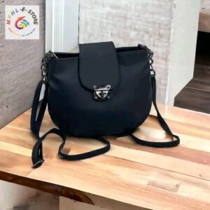 Black Convertible Sling Bag for Women – 2-in-1 Shoulder & Crossbody Bag