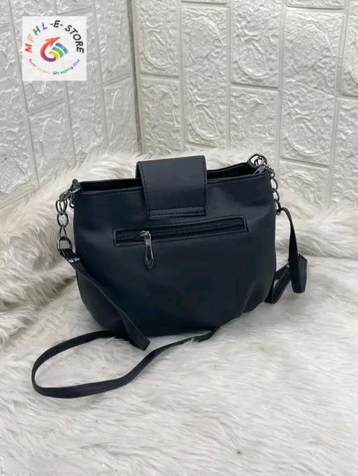Black Convertible Sling Bag for Women – 2-in-1 Shoulder & Crossbody Bag - Image 4