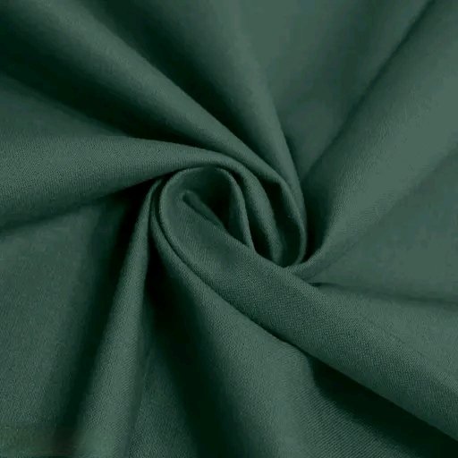 Classic Men's Cotton Dark Green Shirt - Image 4